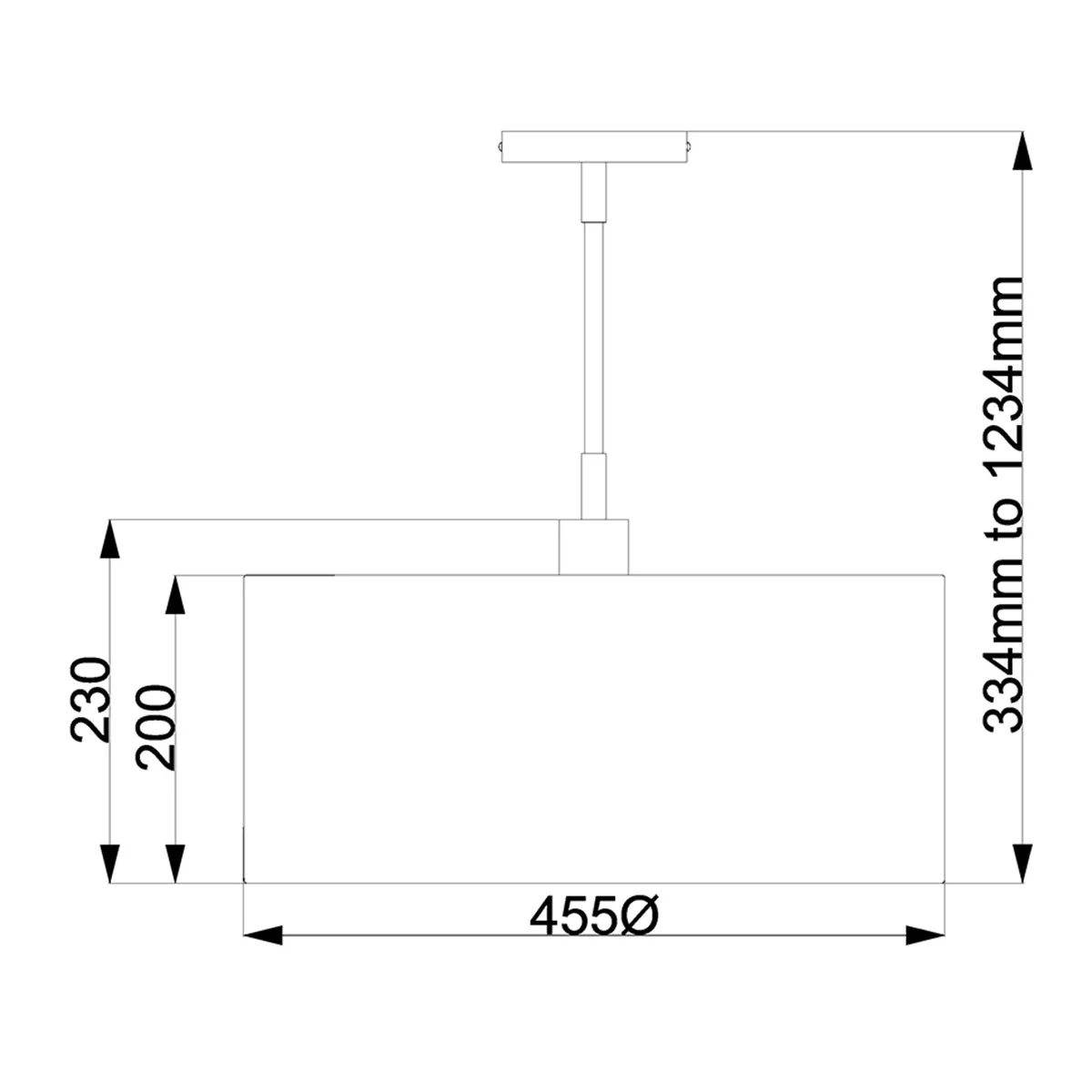 Balance 1 Light Pendant - Various Finishes - Image 7