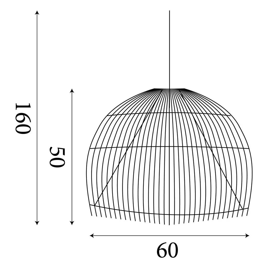 Bali Round Pendant - Bamboo - Image 2