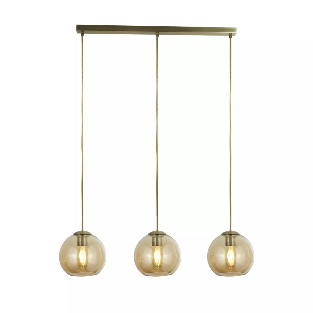 Balls 3Lt Bar Pendant- Various Finishes - Image 3