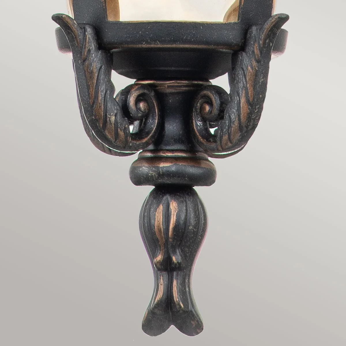 Baltimore 1 Light Medium/Large Chain Lantern - Weathered Bronze IP44 E27 - Image 4