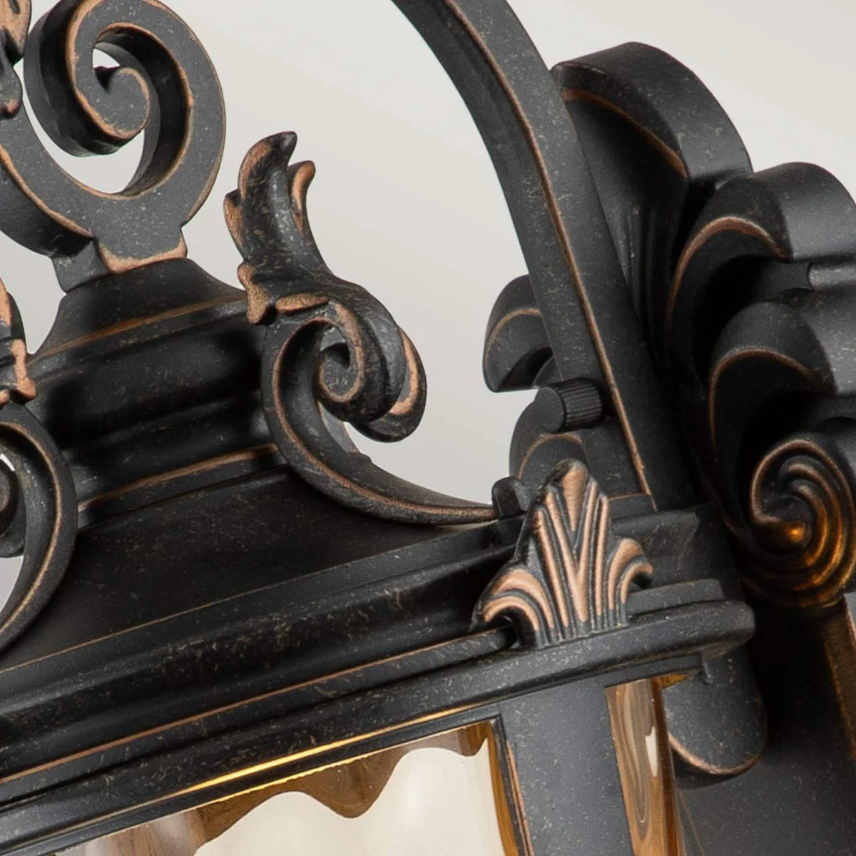 Baltimore 1 Light Medium/Large Outdoor Lantern - Weathered Bronze E27 IP44 - Image 3