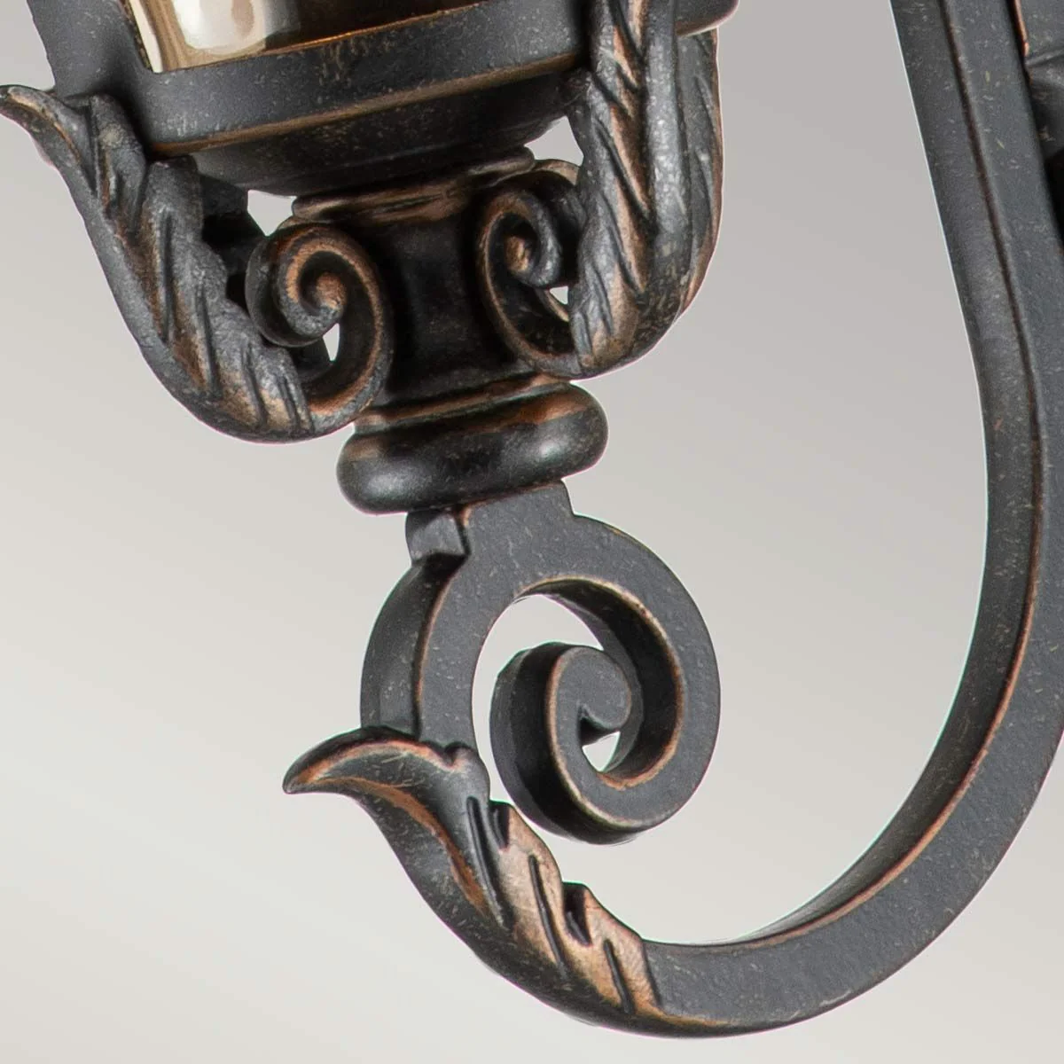 Baltimore 1 Light Medium/Large Outdoor Lantern - Weathered Bronze E27 IP44 - Image 5