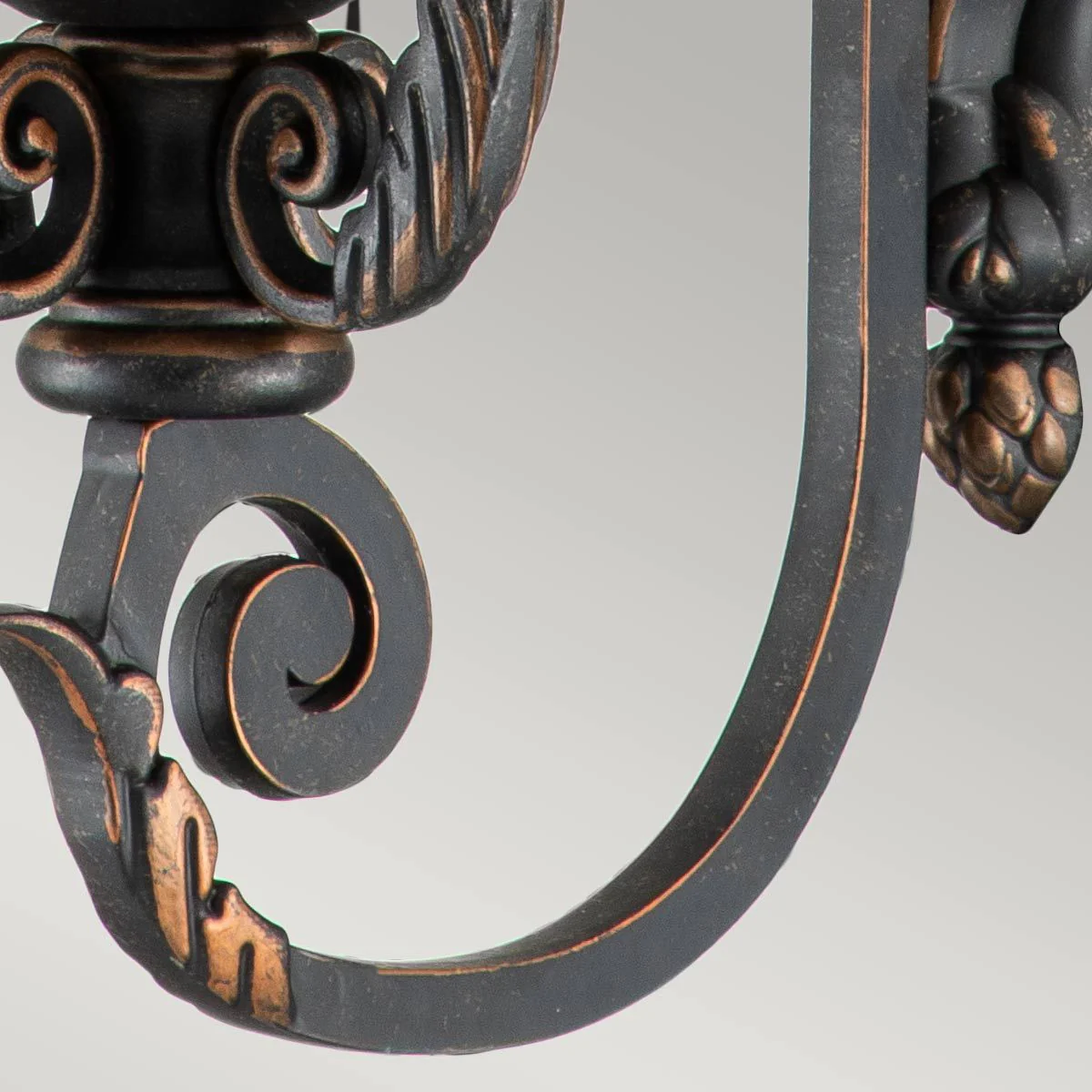 Baltimore 1 Light Medium/Large Outdoor Lantern - Weathered Bronze E27 IP44 - Image 9