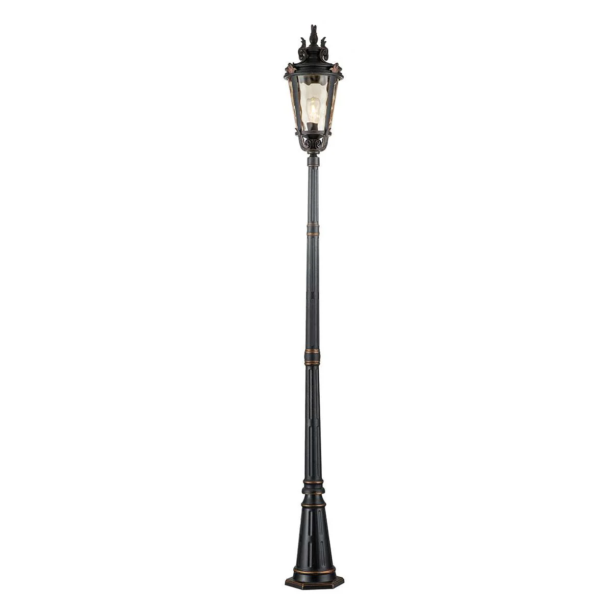 Baltimore 1 Light Medium/Large Pillar - Weathered Bronze IP44 E27 - Image 2