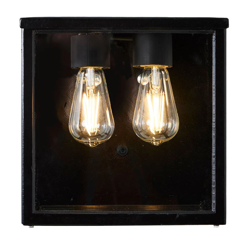Balwyn 1/2Lt Outdoor Wall Light - Galvanised Steel - Image 6