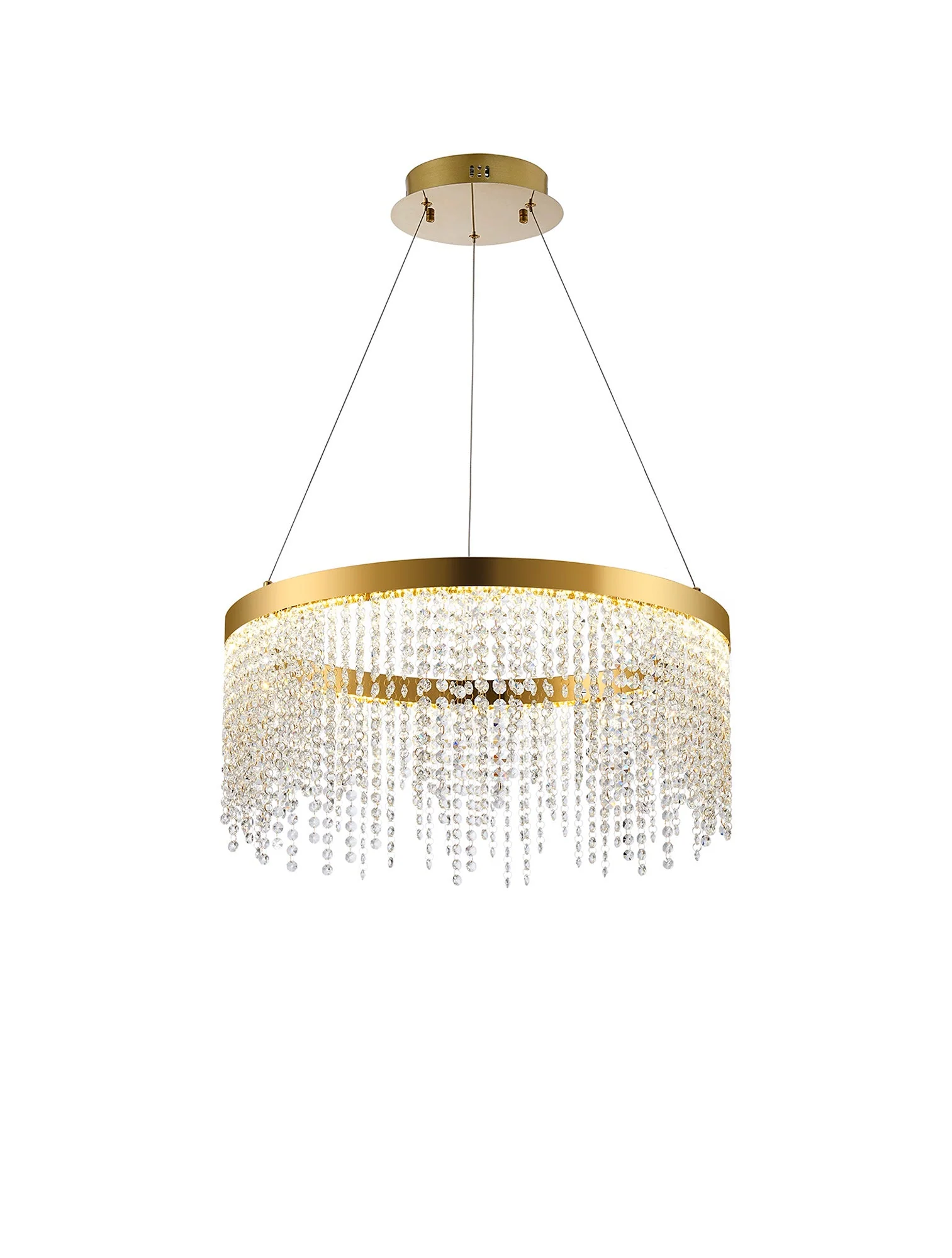 Bano LED Crystal Pendant - Various Finish - Image 4