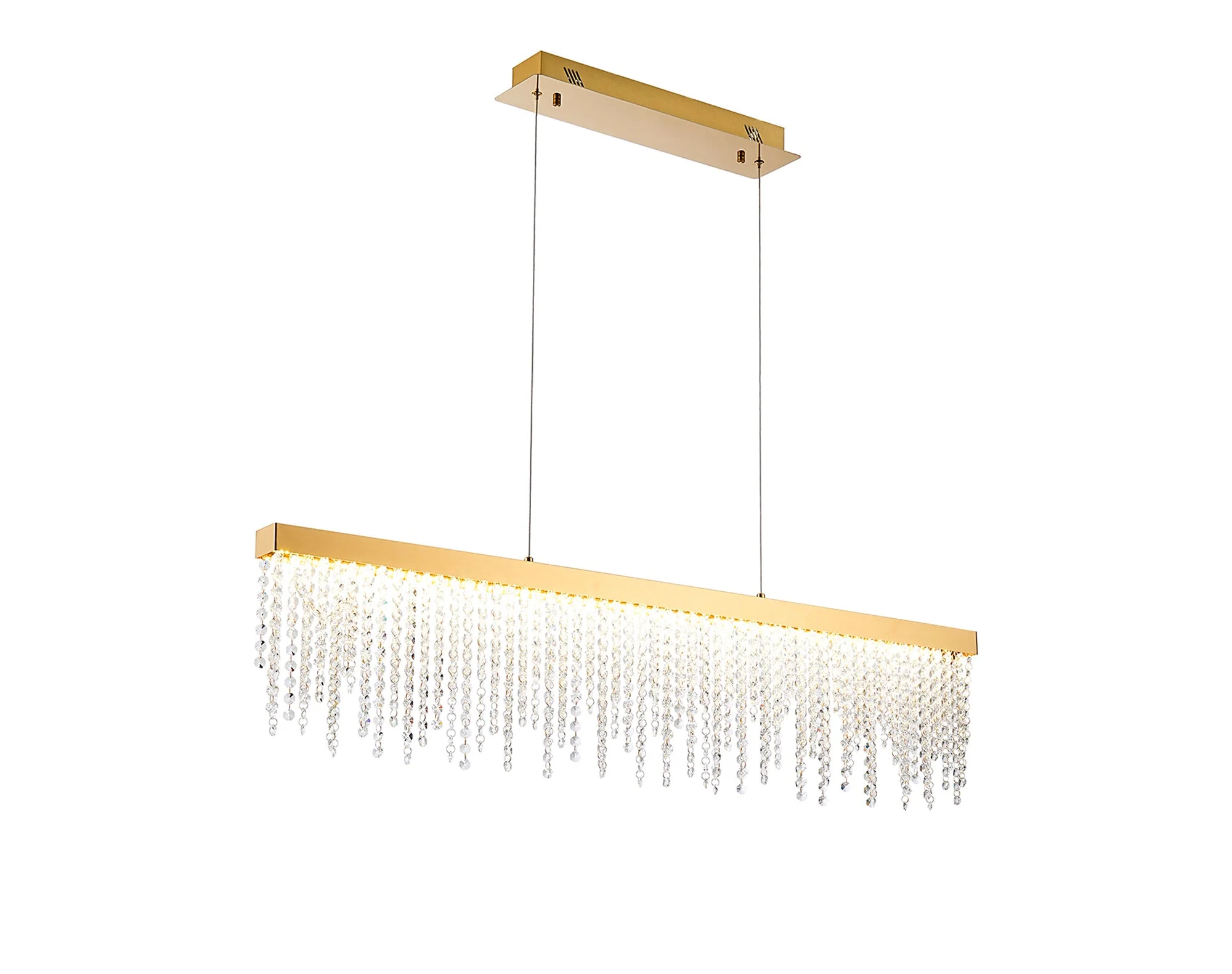 Bano LED Island Pendant - Polished Chrome/ French Gold - Various Sizes - Image 9