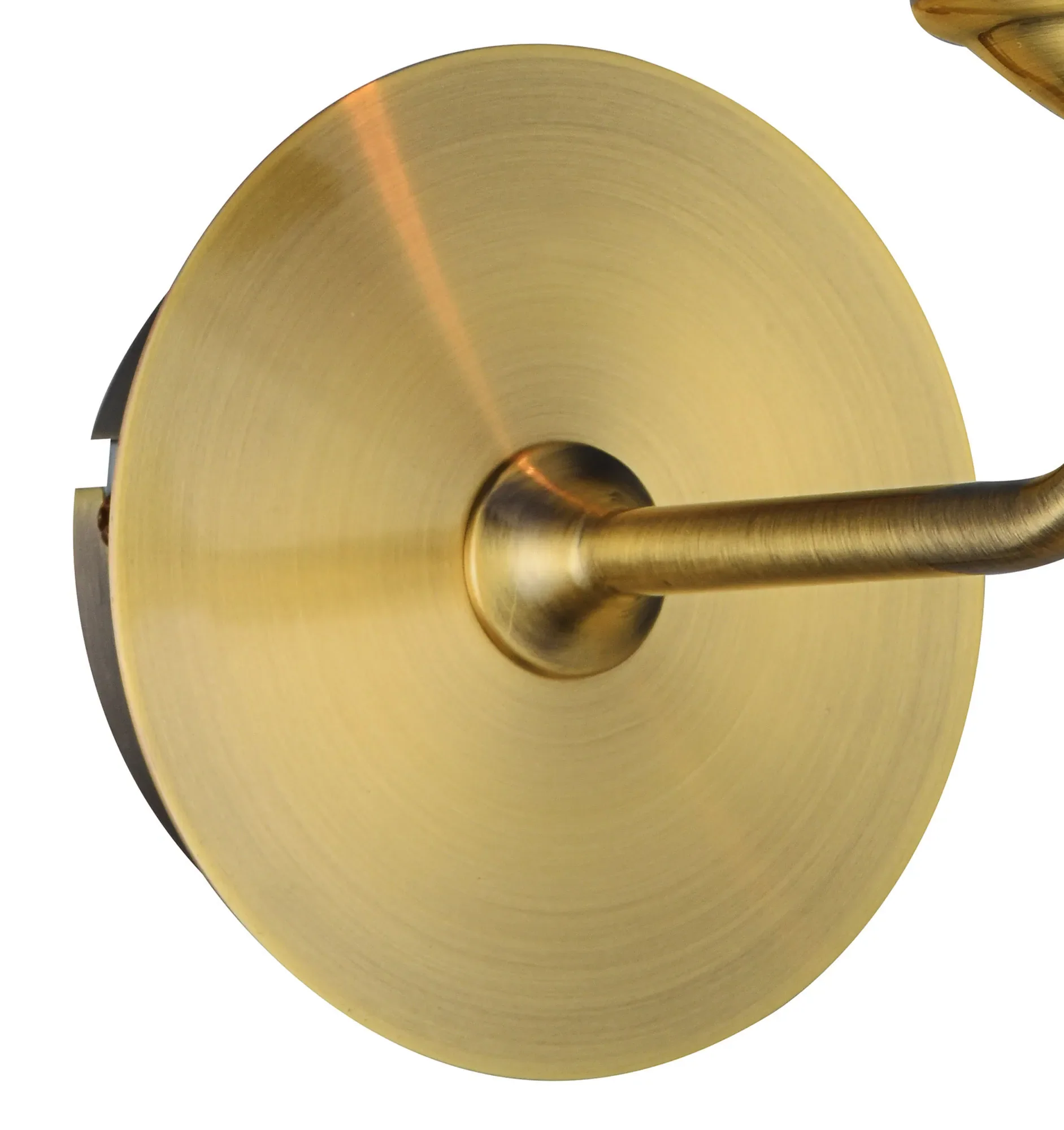 Banyan 1 Light Switched Wall Lamp Without Shade, Antique Brass - Promotional Offer - Image 3
