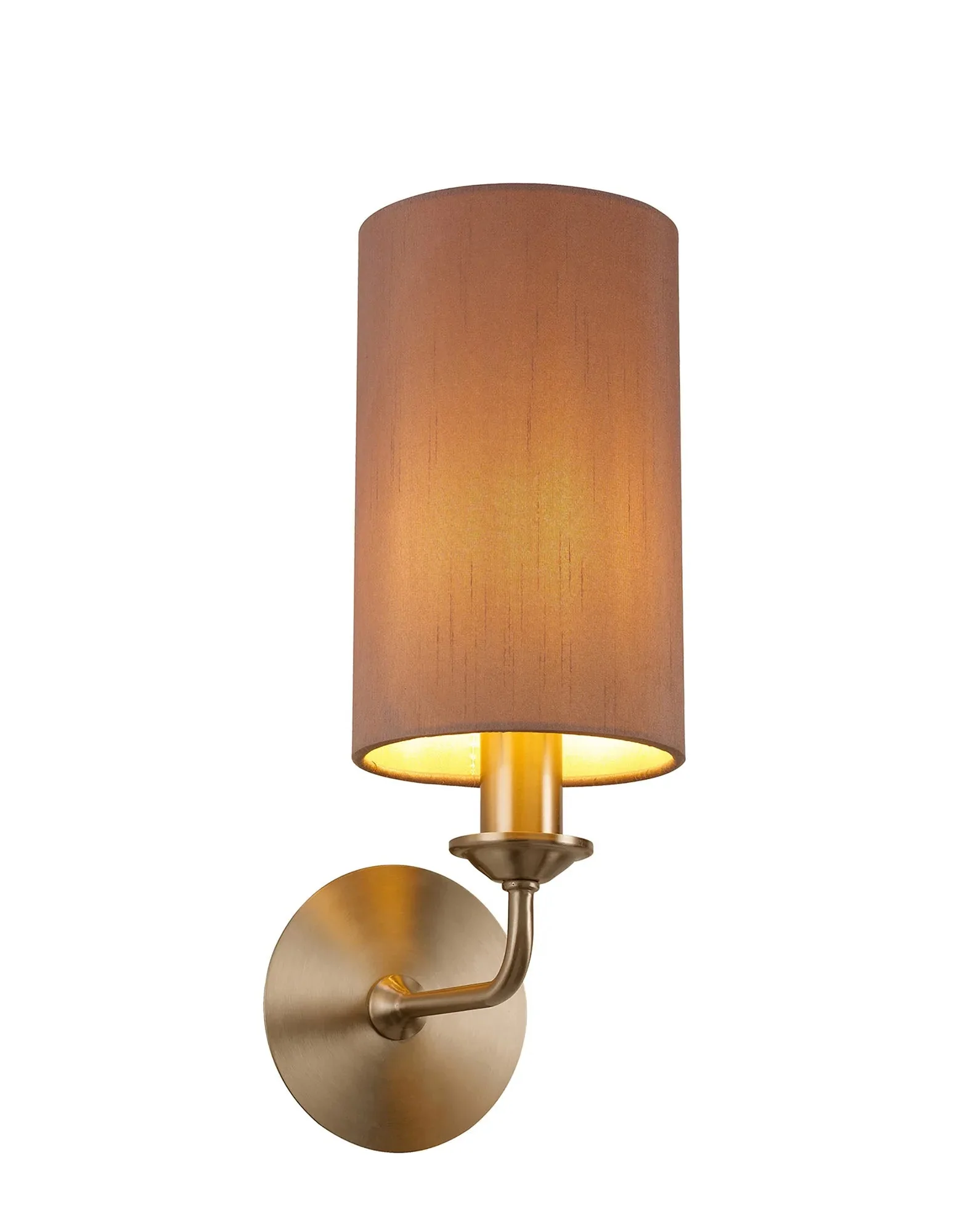 Banyan 1L Switched  Wall Light E14 With Antique Brass With Various Glass Shade Colours IP20 - Image 19