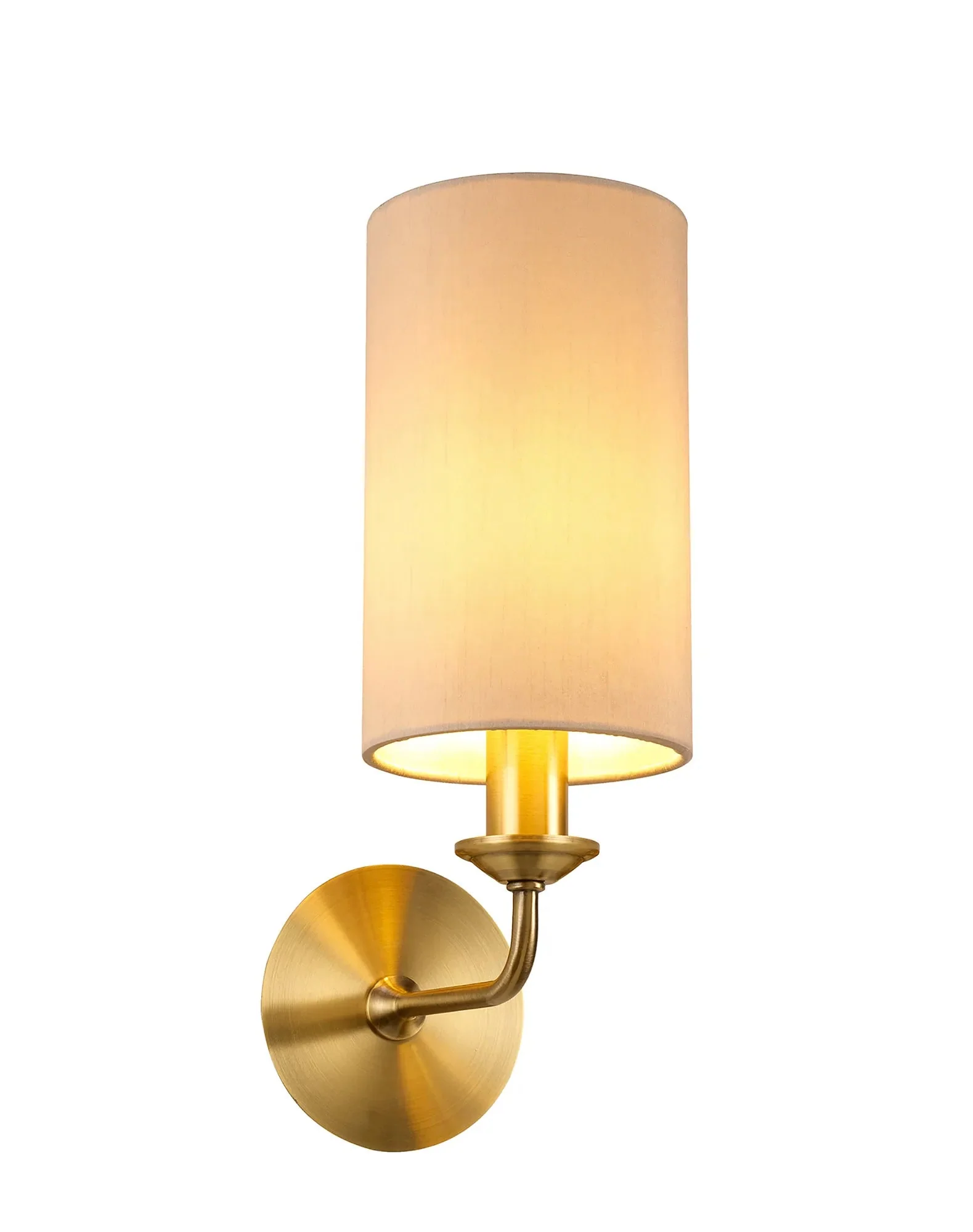 Banyan 1L Switched  Wall Light E14 With Antique Brass With Various Glass Shade Colours IP20 - Image 6