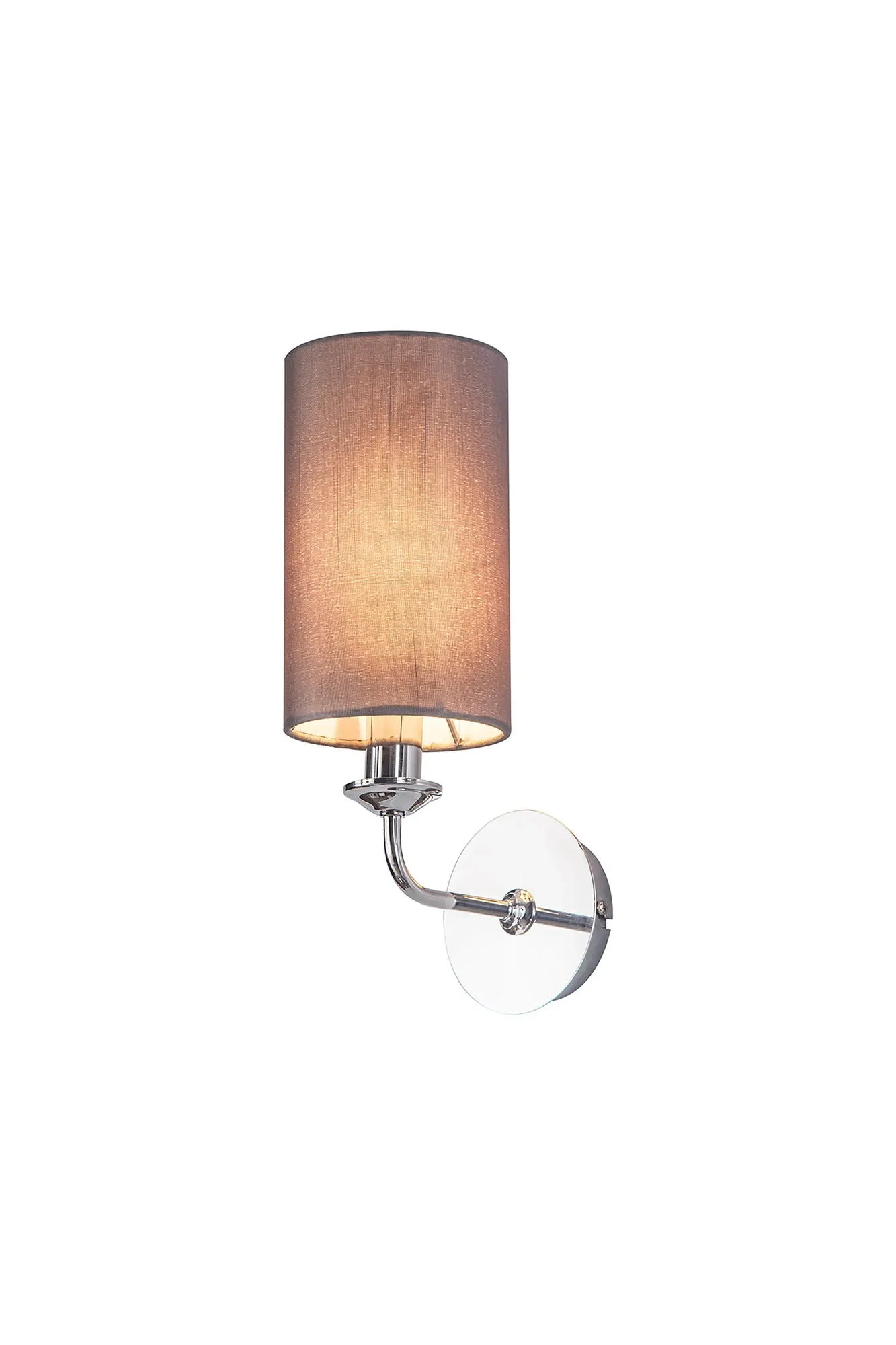 Banyan 1L Switched  Wall Light E14 With Antique Brass With Various Glass Shade Colours IP20 - Image 9