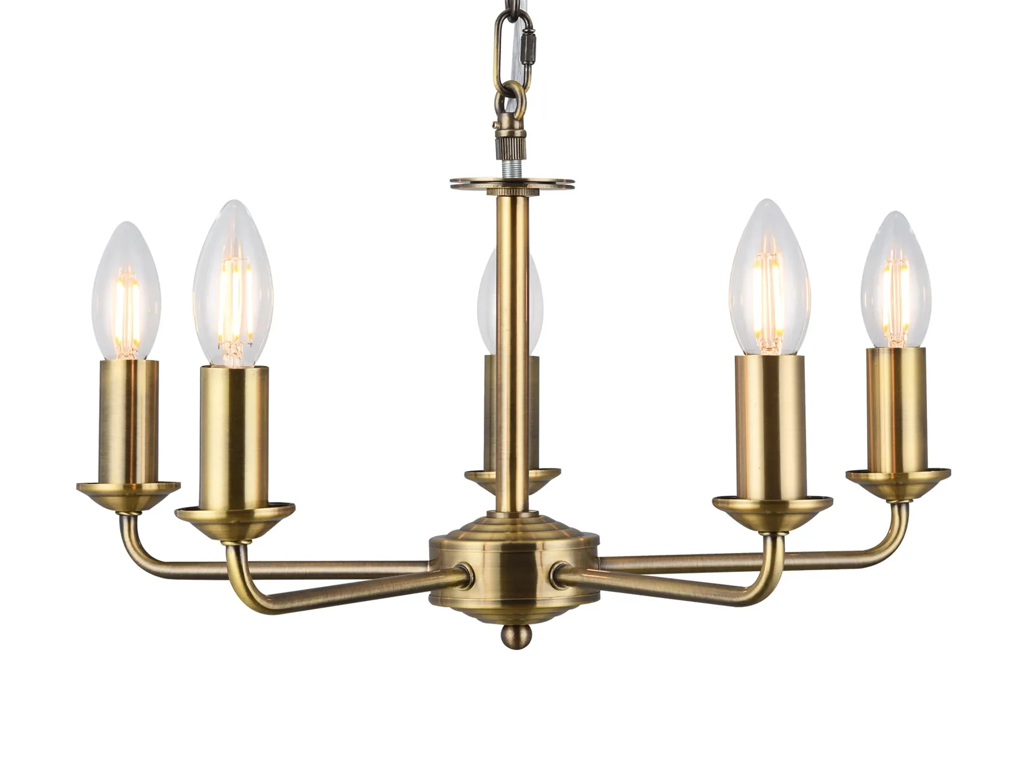 Banyan 3/5 Light Multi Arm Pendant Without Shade - Various Finishes - Image 4