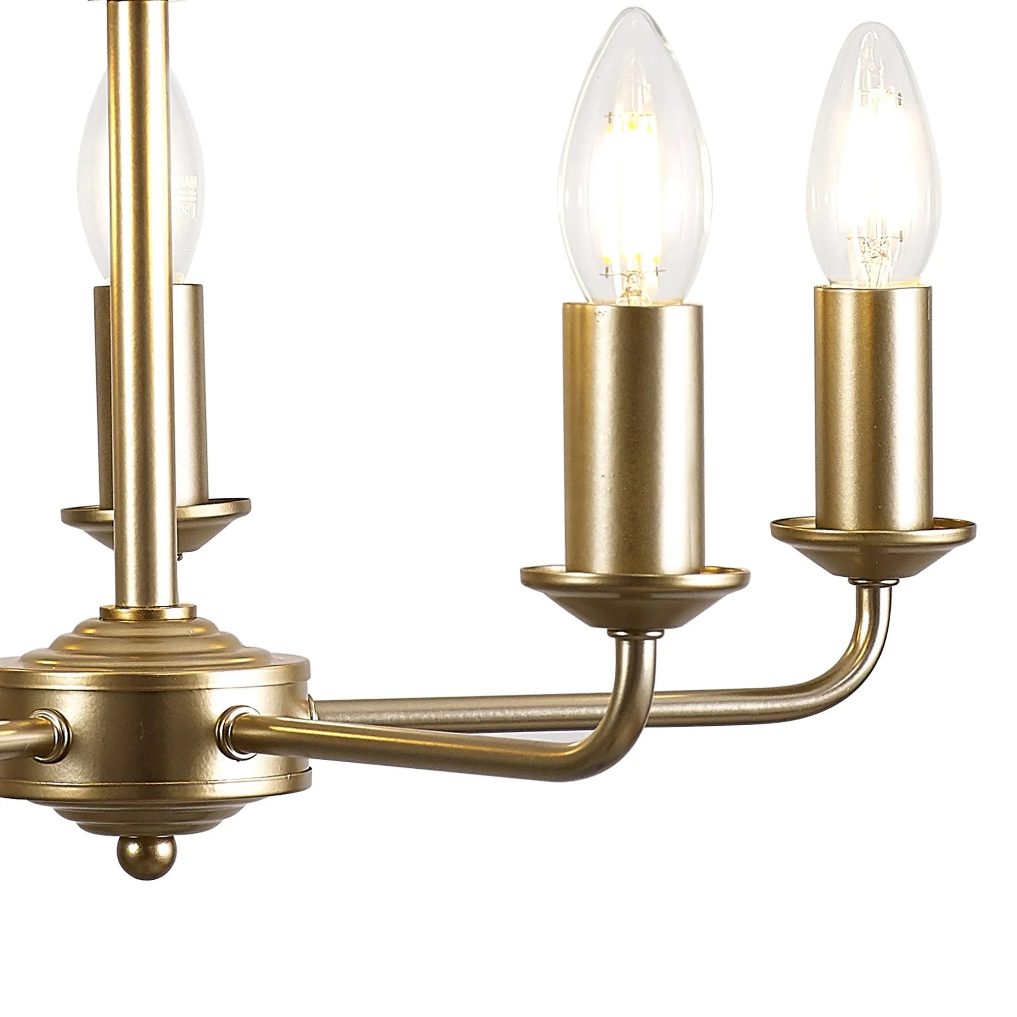 Banyan 3/5 Light Multi Arm Pendant Without Shade - Various Finishes - Image 9
