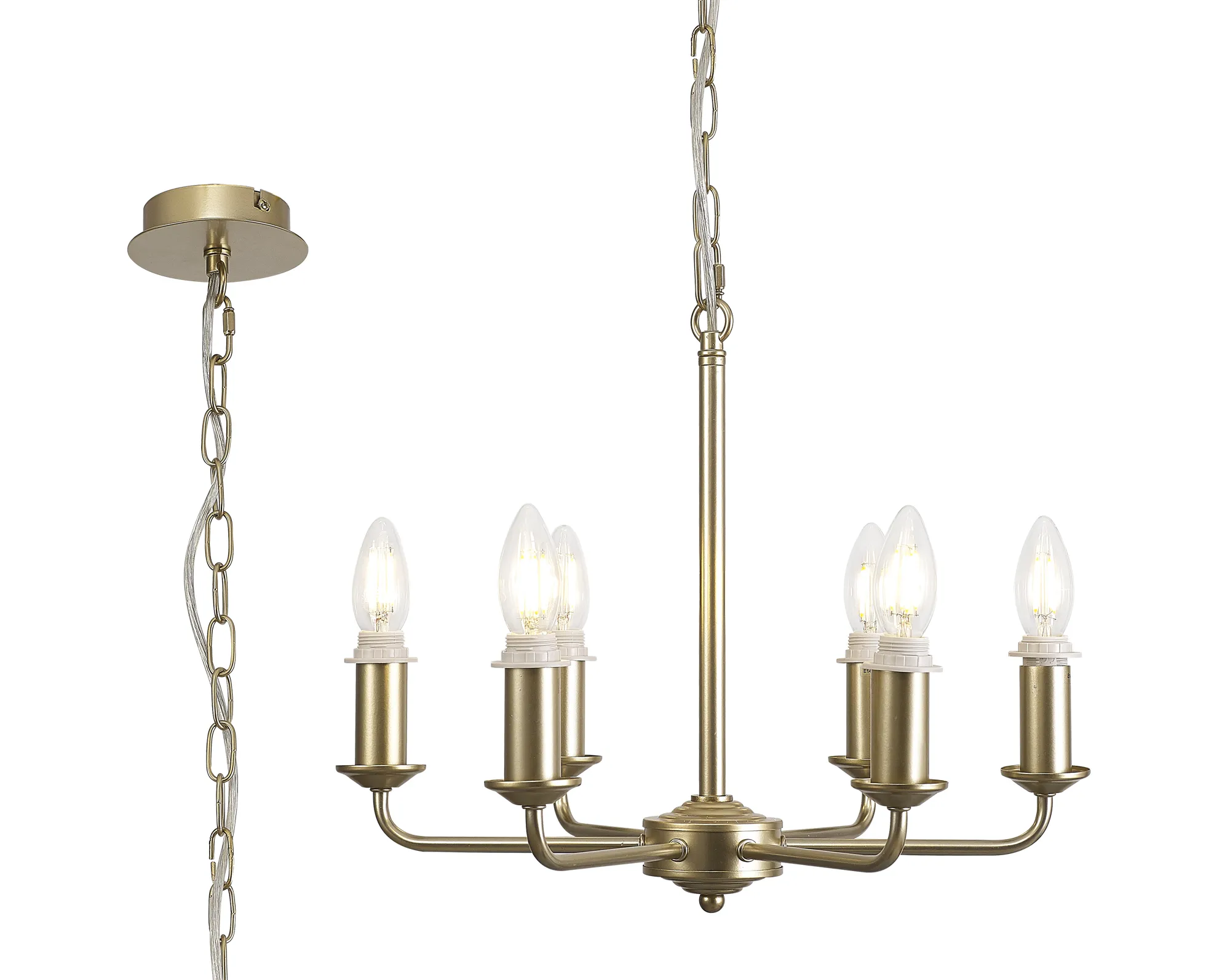 Banyan 6/8 Light Multi Arm Pendant/Semi Flush Shade- Various Finishes - Image 13