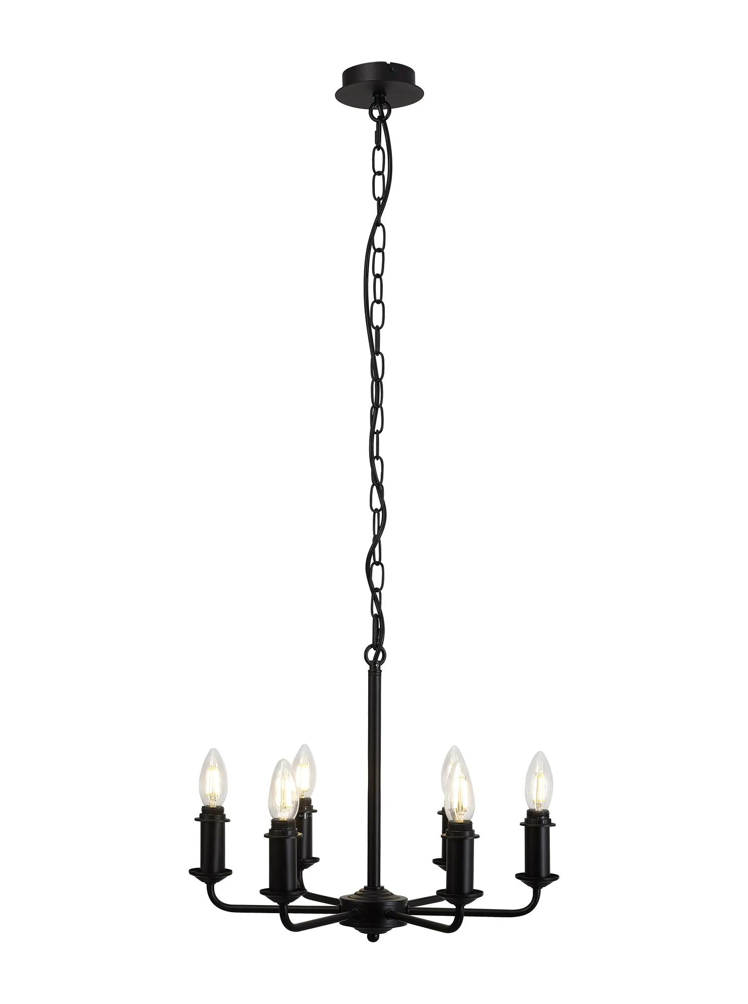 Banyan 6/8 Light Multi Arm Pendant/Semi Flush Shade- Various Finishes - Image 14
