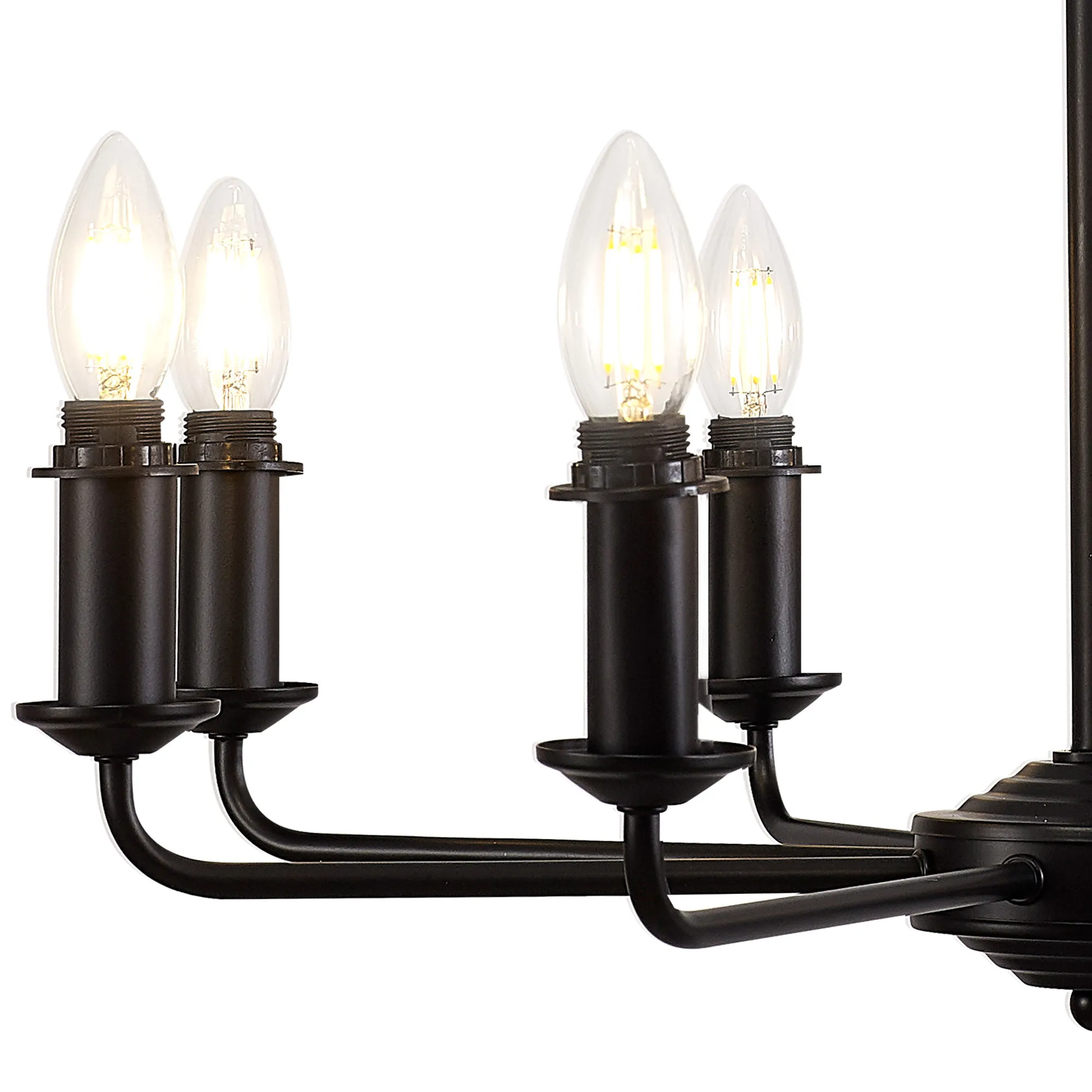 Banyan 6/8 Light Multi Arm Pendant/Semi Flush Shade- Various Finishes - Image 26