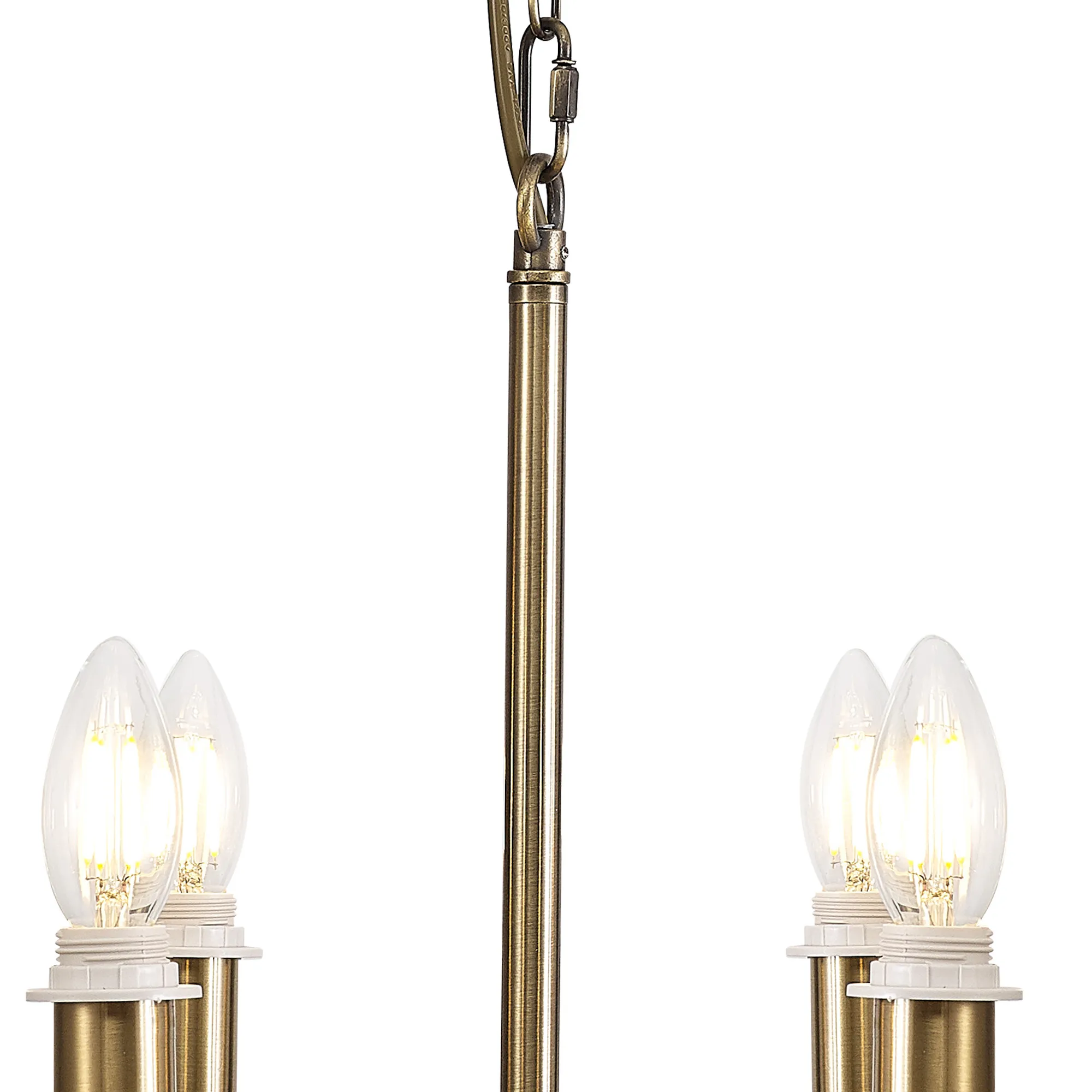 Banyan 6/8 Light Multi Arm Pendant/Semi Flush Shade- Various Finishes - Image 3