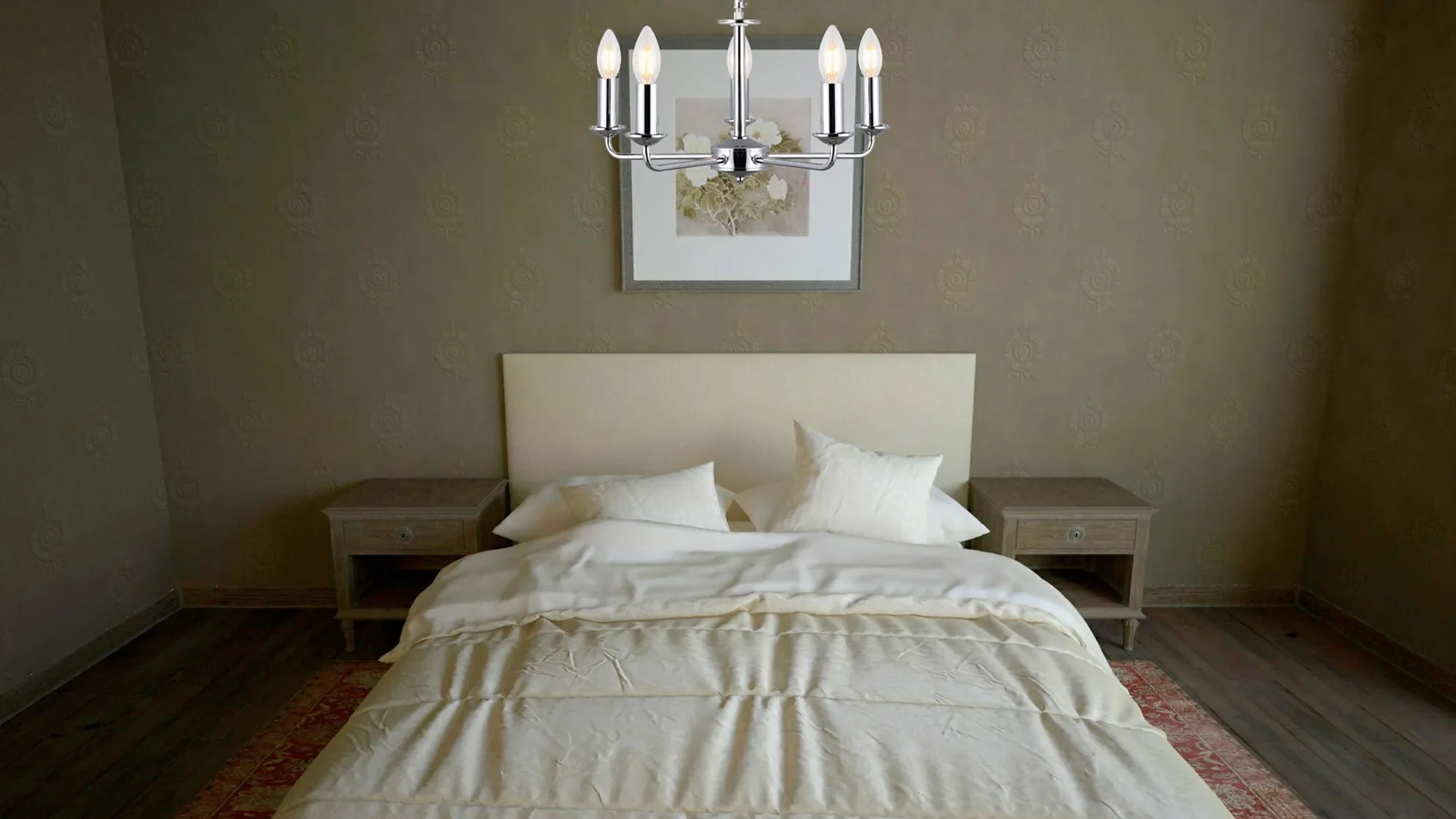Banyan 6/8 Light Multi Arm Pendant/Semi Flush Shade- Various Finishes - Image 7
