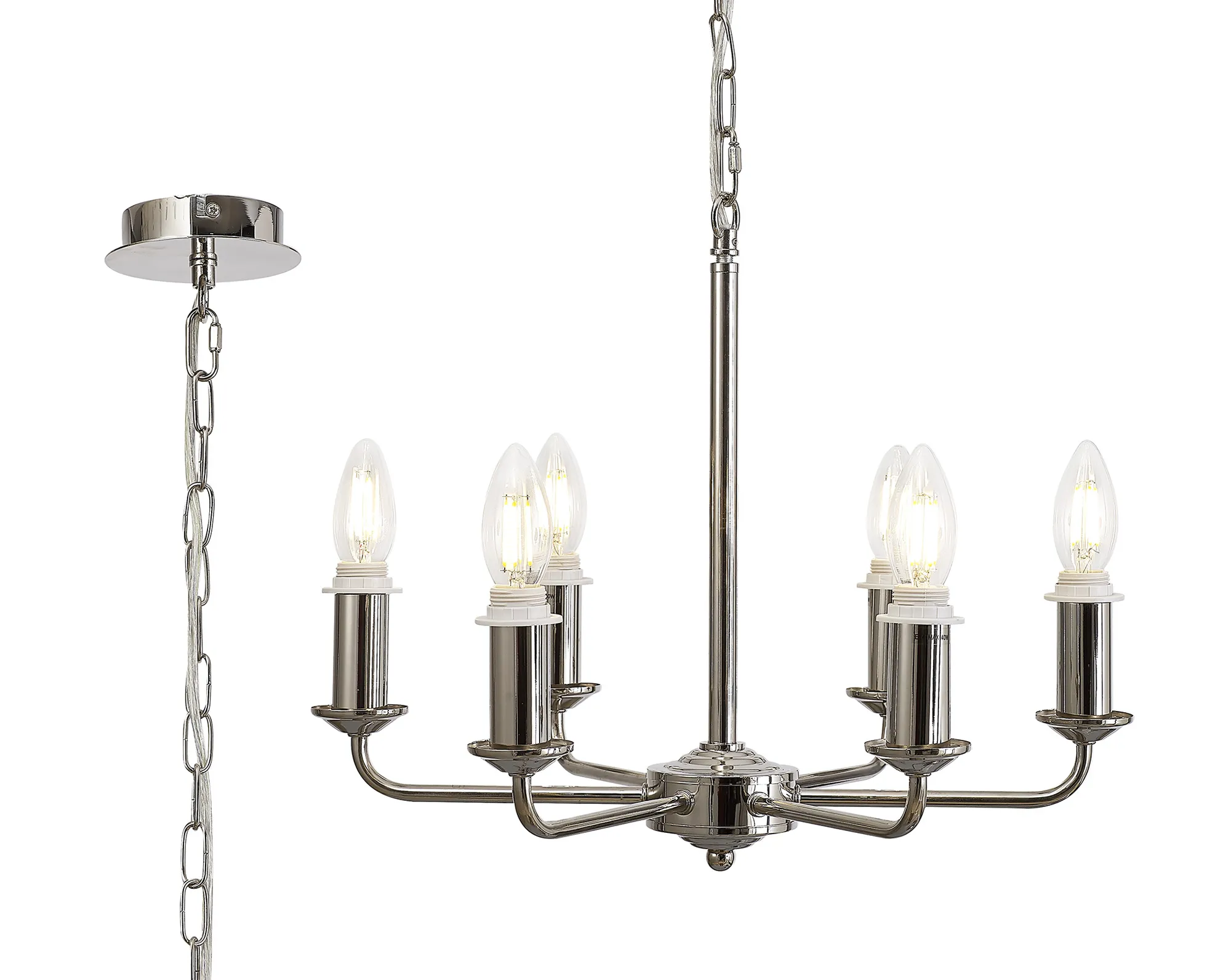 Banyan 6/8 Light Multi Arm Pendant/Semi Flush Shade- Various Finishes - Image 9