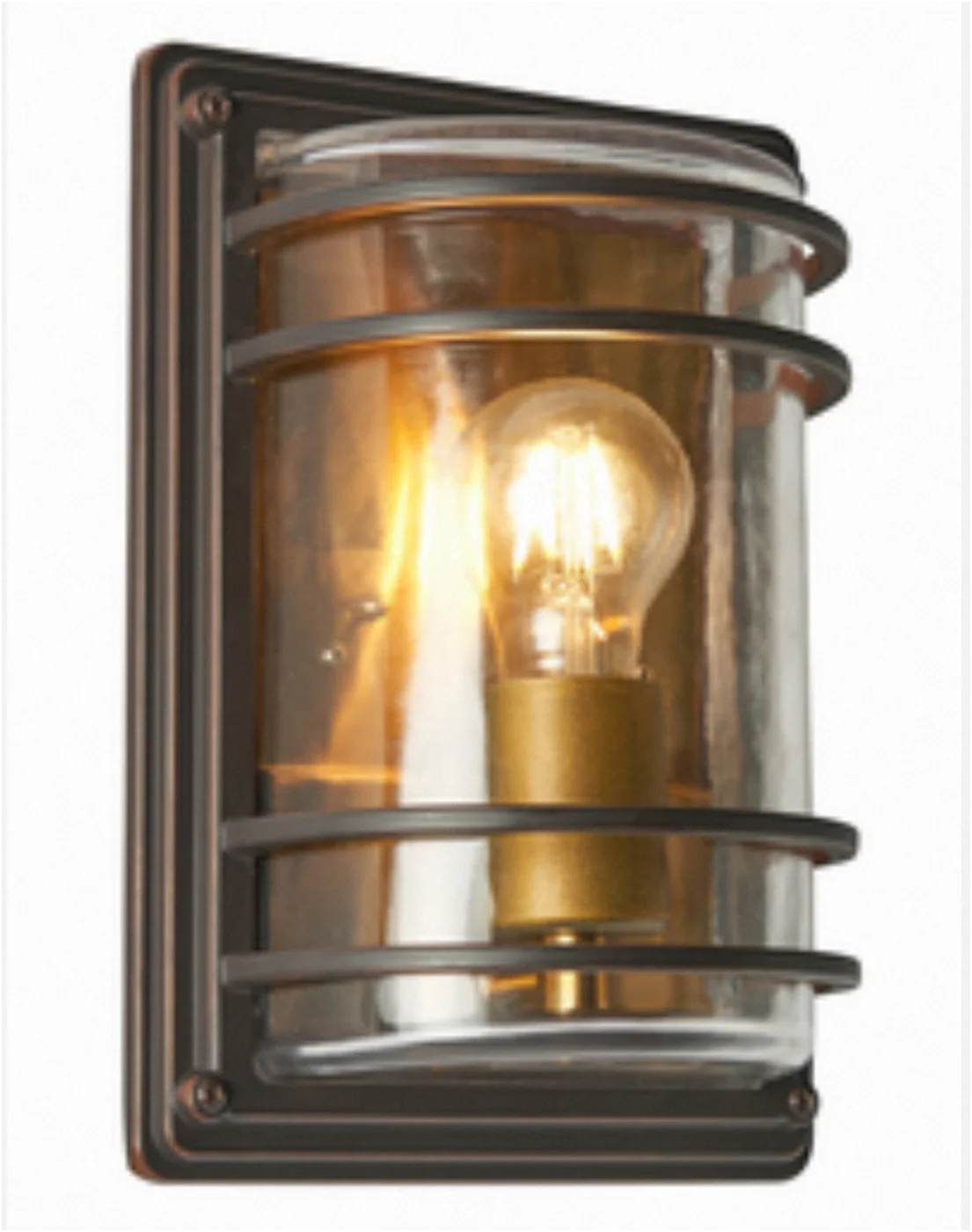 Bardo Bulkhead Lantern- Antique Bronze Finish - Image 2