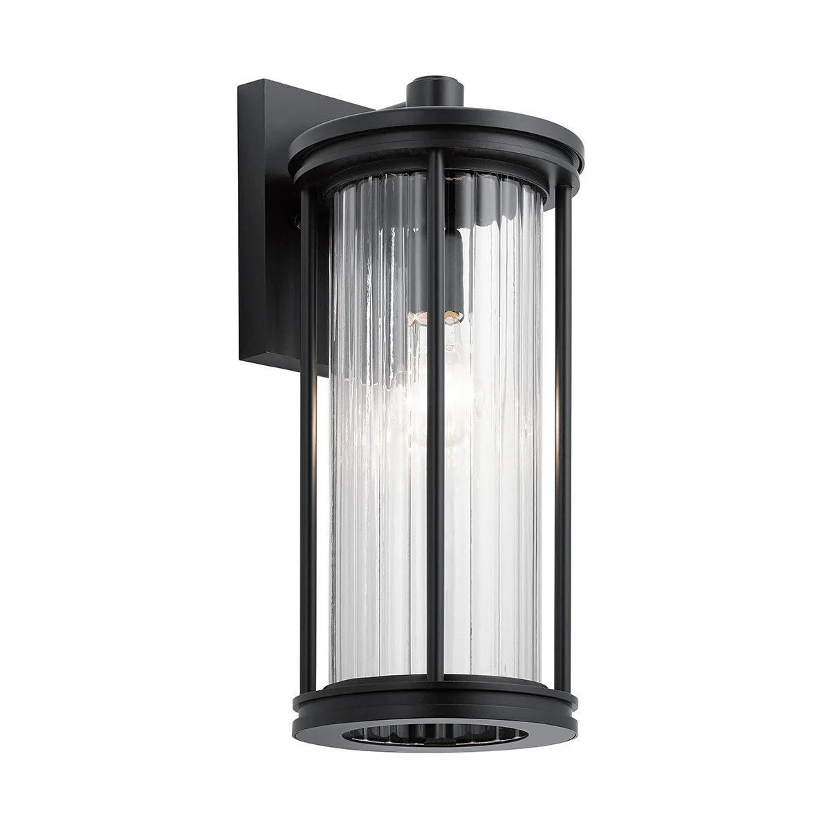 Barras Small/Medium Wall Lantern - Black Finish - Image 6