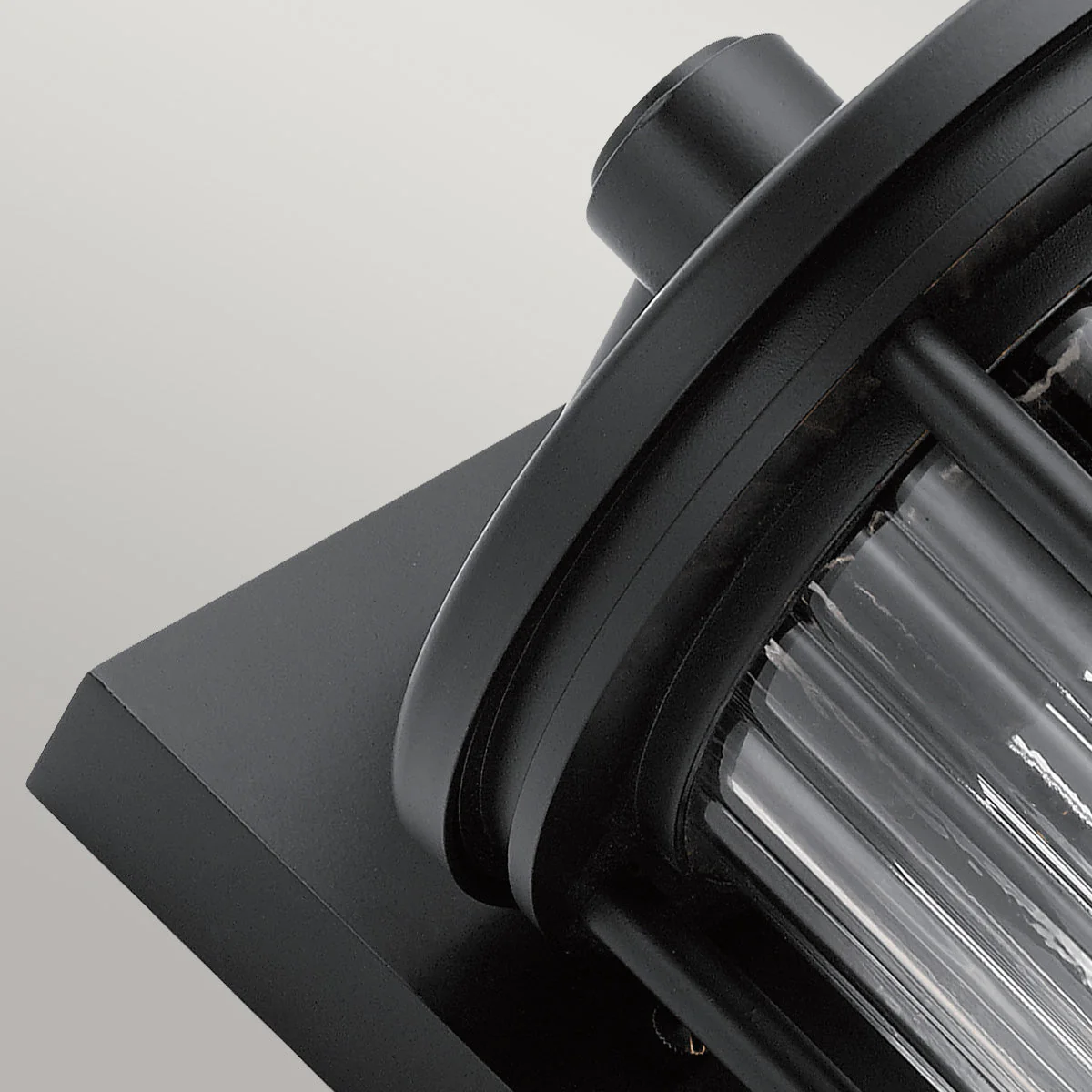 Barras Small/Medium Wall Lantern - Black Finish - Image 8