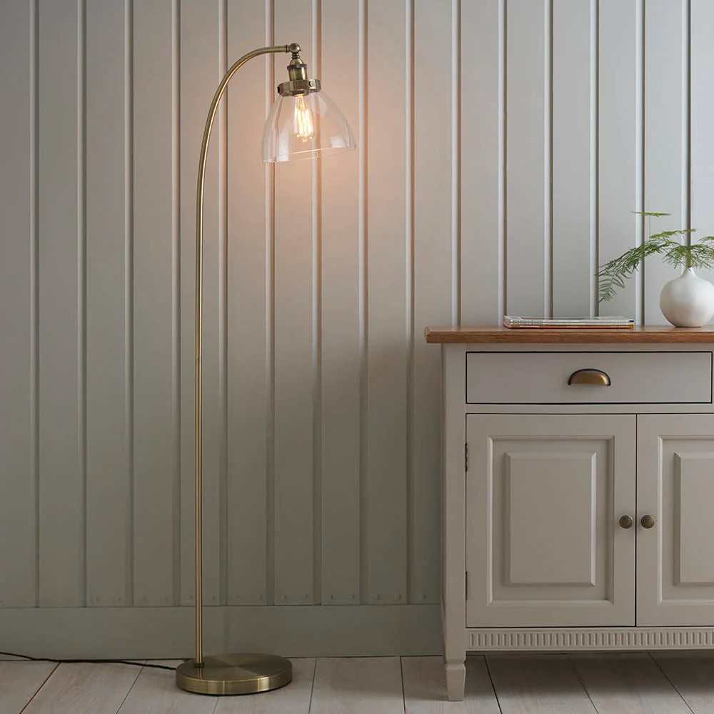 Bartley Task Floor Lamp - Various Finishes E27 - Image 2