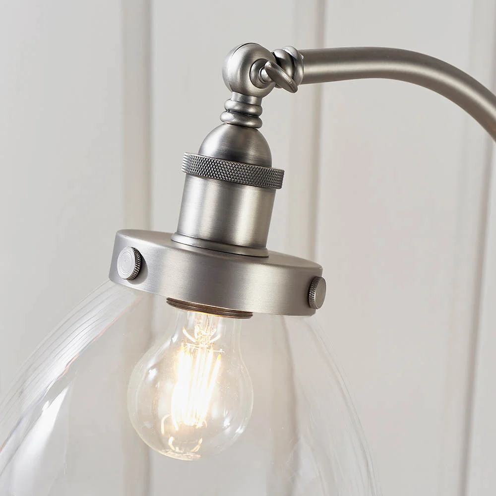 Bartley Task Floor Lamp - Various Finishes E27 - Image 24