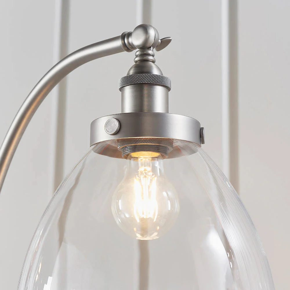 Bartley Task Floor Lamp - Various Finishes E27 - Image 25