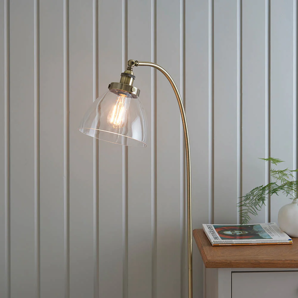 Bartley Task Floor Lamp - Various Finishes E27 - Image 3