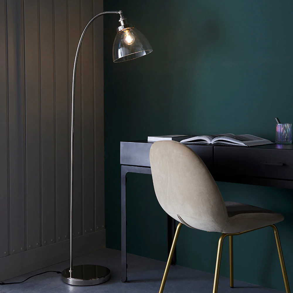 Bartley Task Floor Lamp - Various Finishes E27 - Image 30
