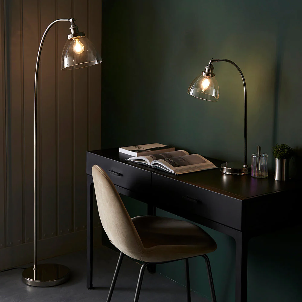 Bartley Task Floor Lamp - Various Finishes E27 - Image 31