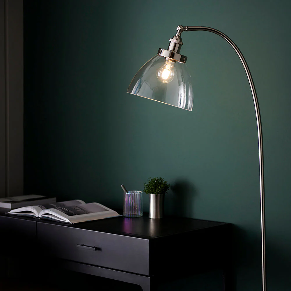 Bartley Task Floor Lamp - Various Finishes E27 - Image 33