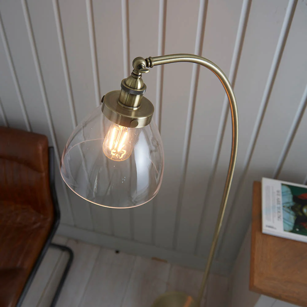 Bartley Task Floor Lamp - Various Finishes E27 - Image 4