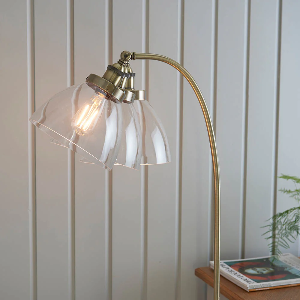 Bartley Task Floor Lamp - Various Finishes E27 - Image 5