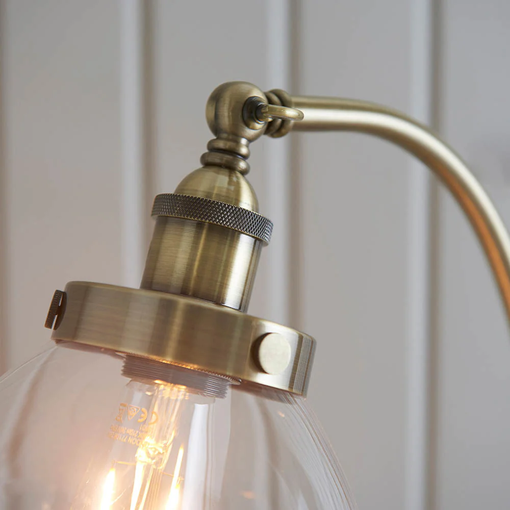 Bartley Task Floor Lamp - Various Finishes E27 - Image 6