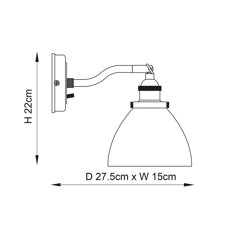 Bartley Wall Light - Various Finishes - Image 7