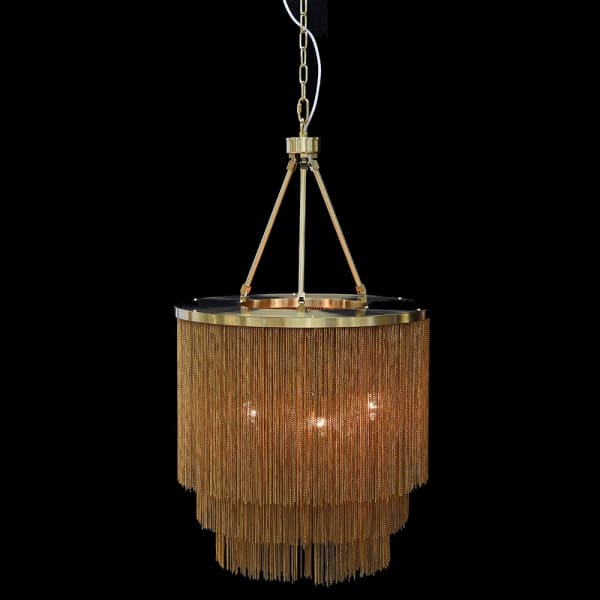 Bartok Flush/Chain Mount Light - Old Gold - Image 2