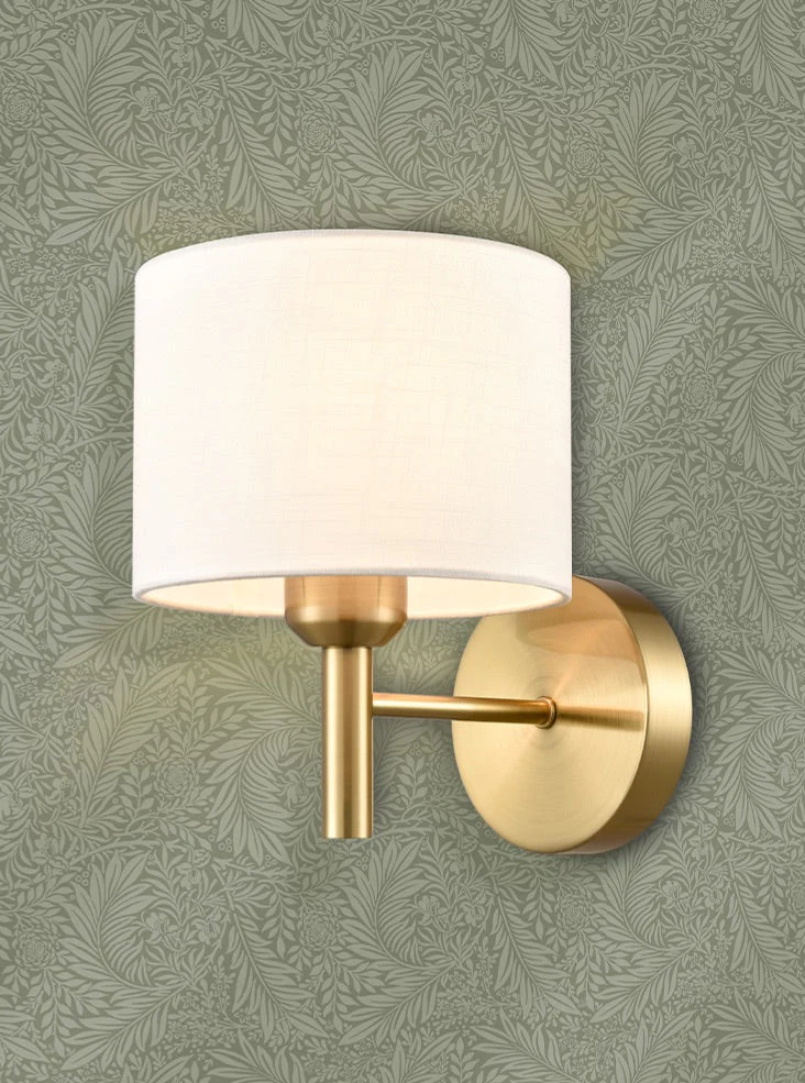 Barzini 1/2Lt Wall Light - Aged Brass - Image 3