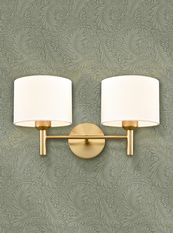 Barzini 1/2Lt Wall Light - Aged Brass - Image 5