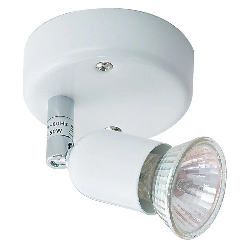 Bas 1Lt Ceiling/Wall Spotlight - Black/White - Image 4