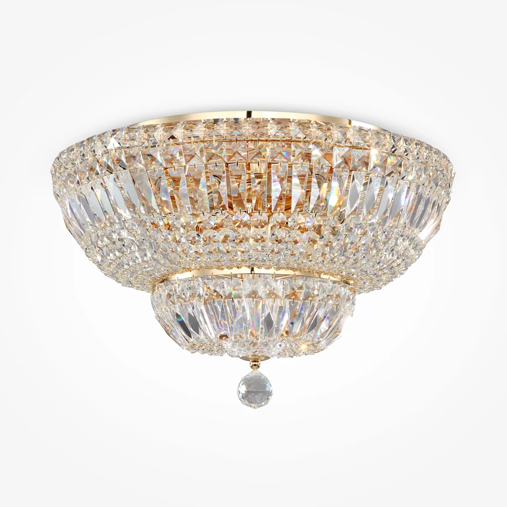 Basfor 12/16Lt Crystal Chandelier - Gold Finishes - Image 3