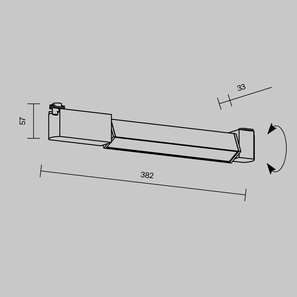 Basis Unity Rot Track Lighting -Integrated LED - Image 33