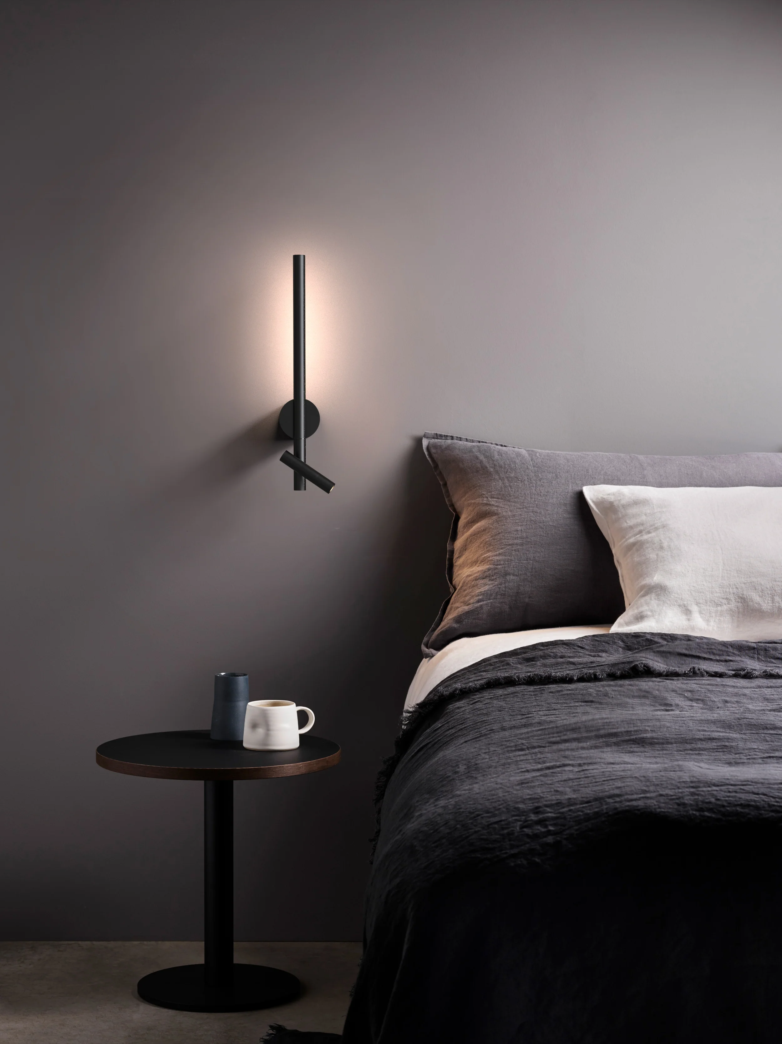 Baton Indoor Reader LED- Matt Black/ Matt Nickel - Image 2