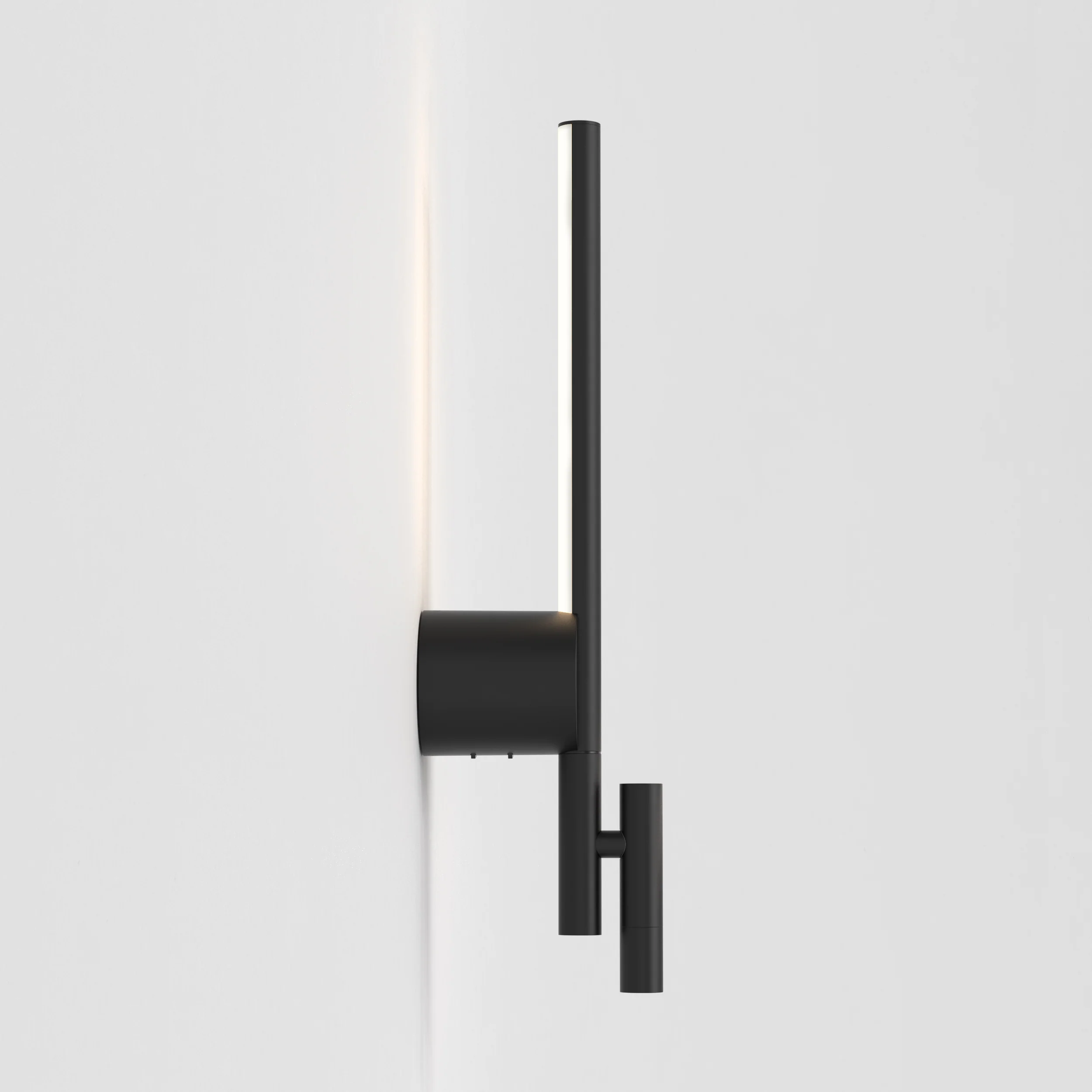 Baton Indoor Reader LED- Matt Black/ Matt Nickel - Image 4