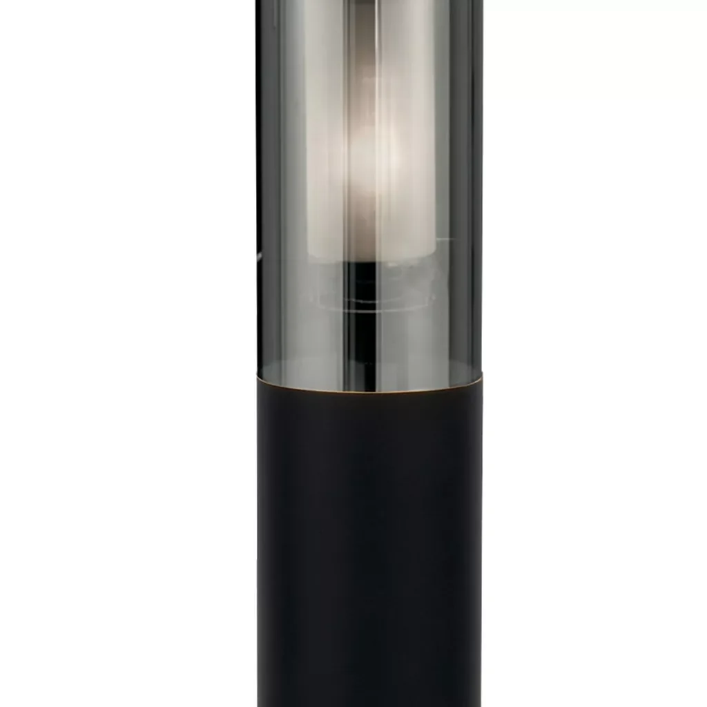 Batton Outdoor Post - Black Metal & Smoked Polycarbonate - Image 5