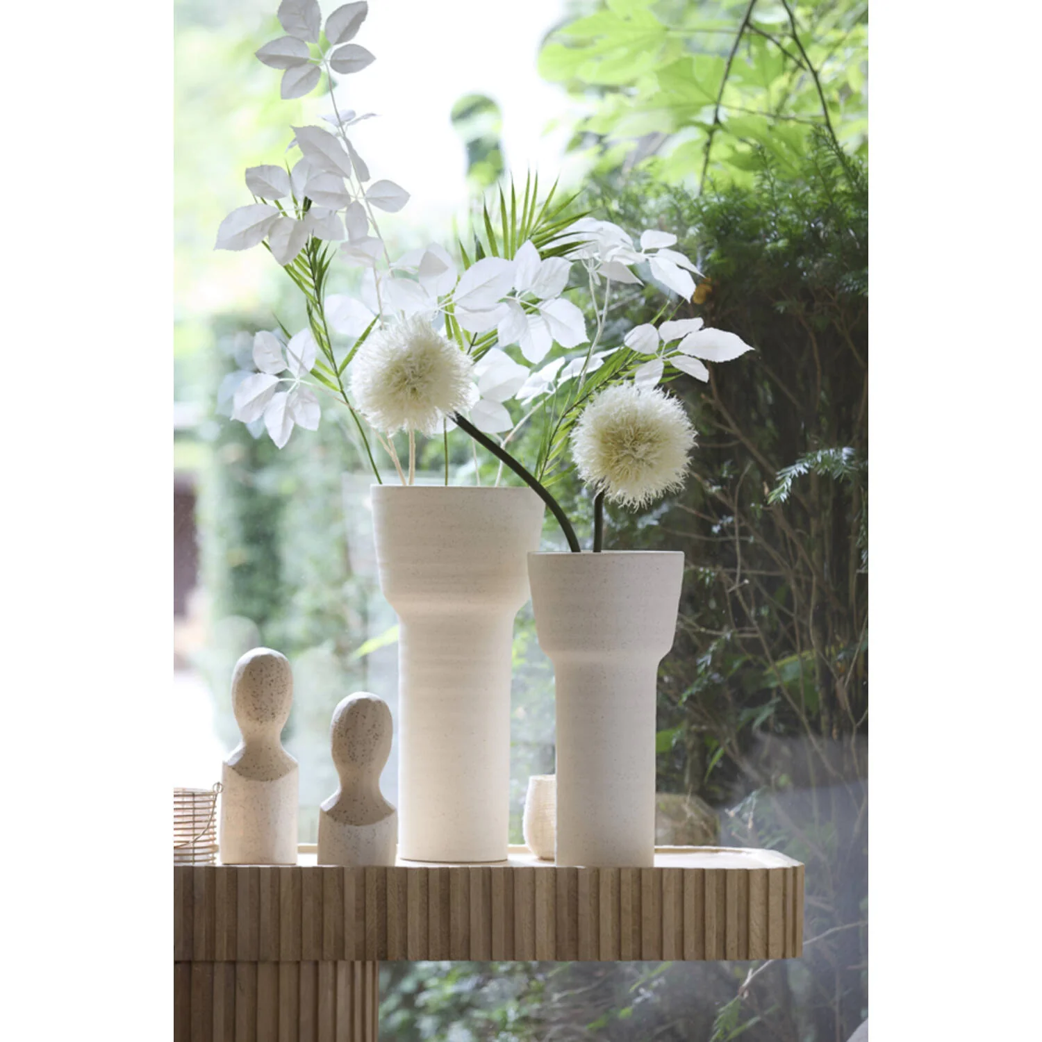 Battuda Ornament - Matt Cream Ceramic - Image 2