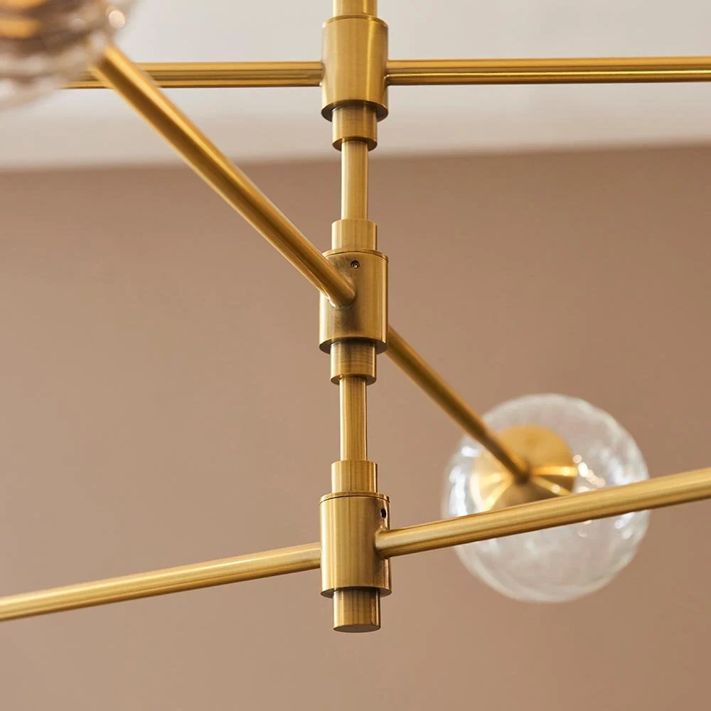 Bauer 6/12Lt Brushed Brass Pendant - Image 3