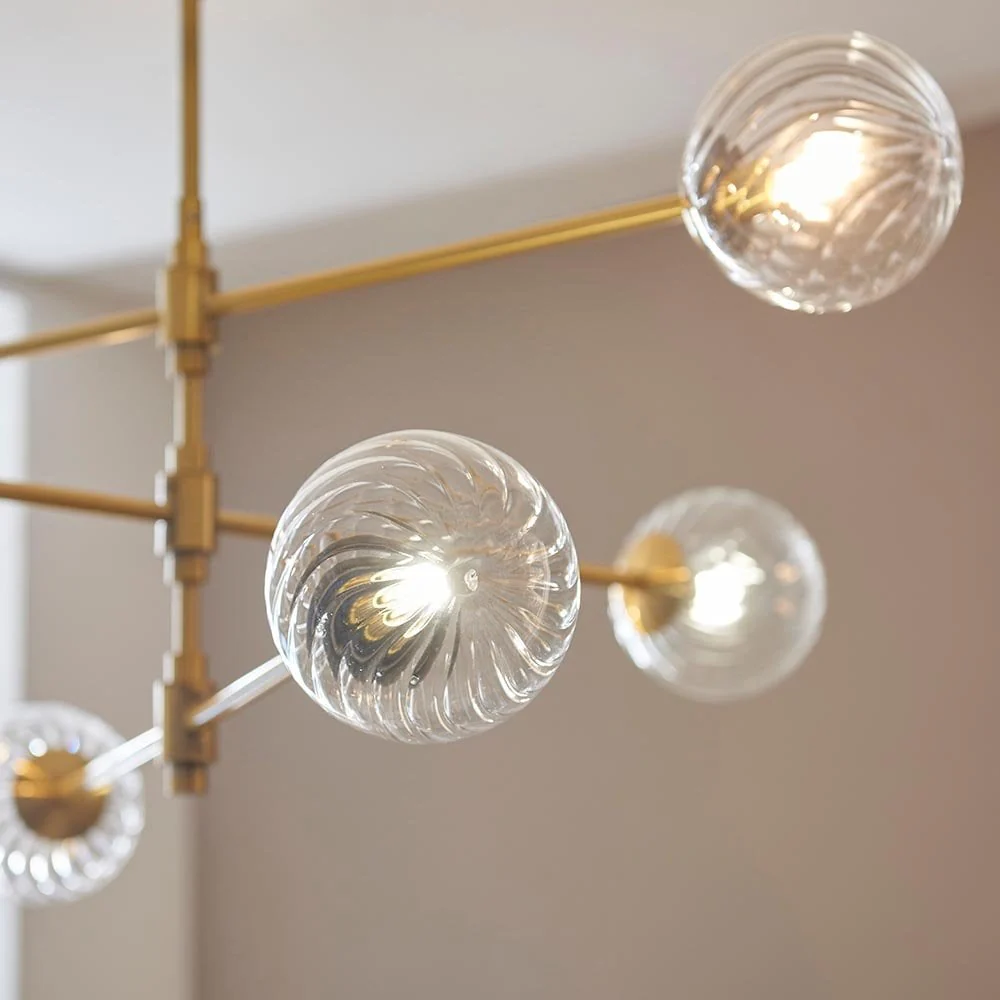 Bauer 6/12Lt Brushed Brass Pendant - Image 4