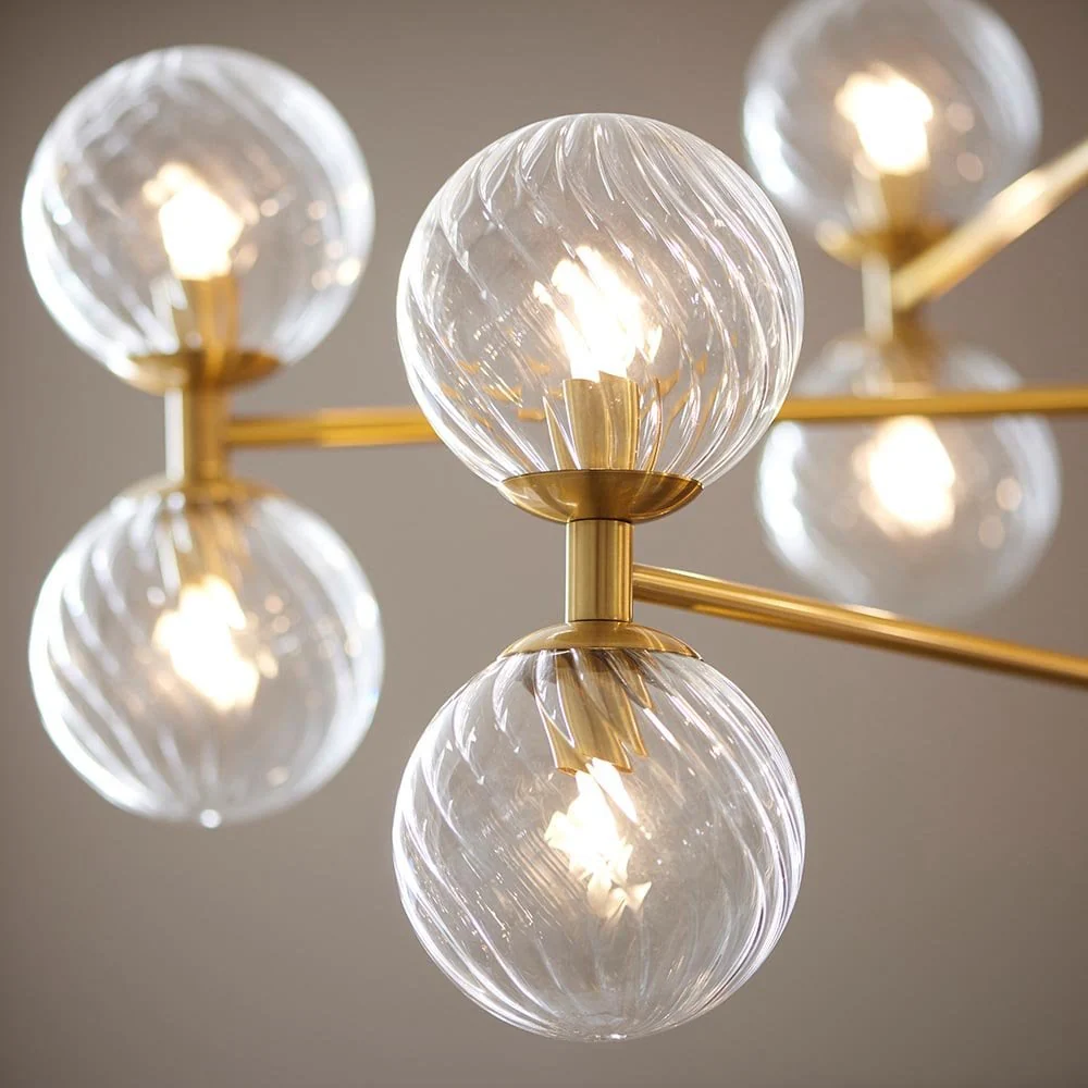 Bauer 6/12Lt Brushed Brass Pendant - Image 7
